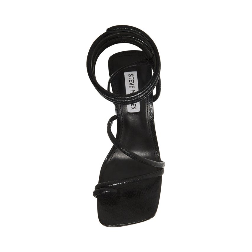 Sandalias Tacones Steve Madden Shantelle Mujer Negras | ES BC2360